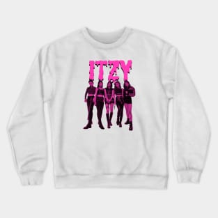 ITZY Pink Crewneck Sweatshirt